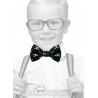 Newborn baby boy and child bow tie with skulls (Rock)