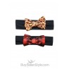 Pack of 2 Hair bands with spotted and Scottish bow