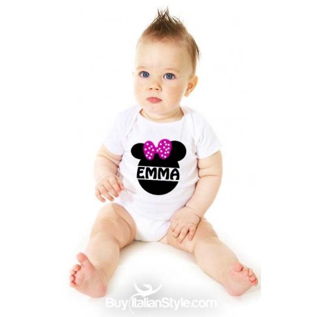 body manica corta o manica lunga per bambino o per bambina personalizz