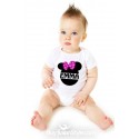 body manica corta o manica lunga per bambino o per bambina personalizzabile con il proprio nome