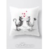 federa per cuscino con gatti innamorati cats love -. san valentino