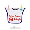 Accessori nascita on-line bavaglino amore zia