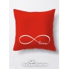 federa per cuscino"Infinity love" - infinito - amore per San Valentino