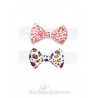 pack of 2 Hair bands with cup cake and kiss