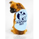 maglietta per cane con mascotte napoli
