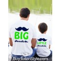 T-shirt uomo mezza manica con scritta "Big man"