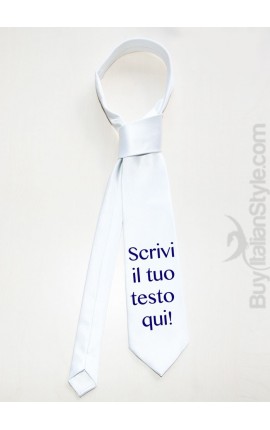 Cravatta personalizzabile 