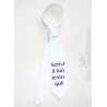 Men's Tie, customizable with a text