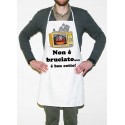 grembiule da cucina unisex "non è bruciato, è solo ben cotto."
