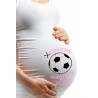 canotta premaman con stampa scalcio meglio di papà