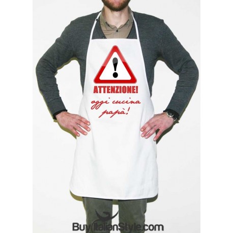 grembiule da cucina unisex personalizzabile con testo, frase, dedica