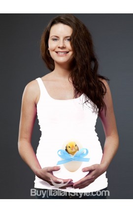 Maternity tank top "chick...
