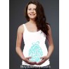 maternity tank top "happy easter"