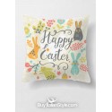federa per cuscino con "Happy Easter"