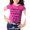 Baby T-shirt "Dad and I agree: Mom is the boss!"
