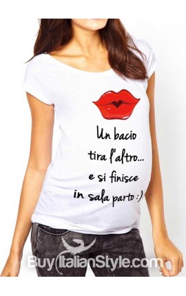 T-shirt premaman manica...