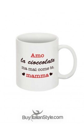 Tazza con scritta "Amo la...