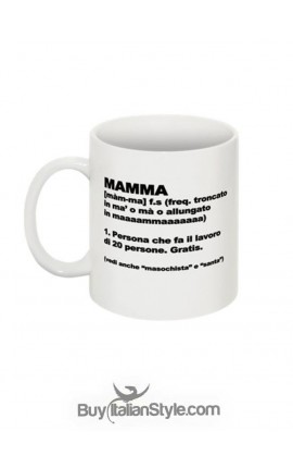 Tazza con scritta "Mamma...