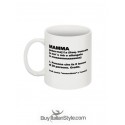 Tazza con scritta "Mamma significa..."