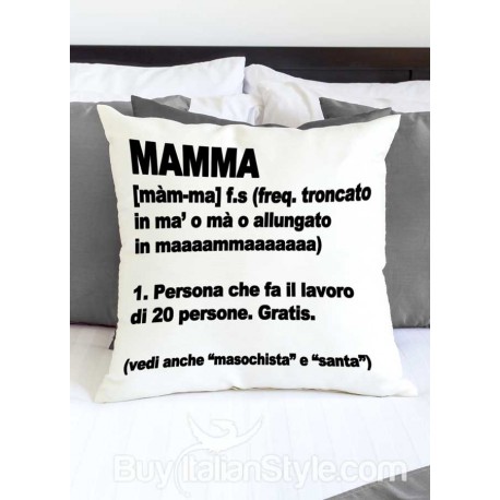 UO* Federa Cuscino Definizione Mamma - Bellissima Idea regalo! donna