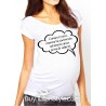 T-shirt premaman "Tutto ciò che vale, merita un'attesa"