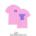 Polo manica corta "Italia" con NOME e NUMERO a scelta