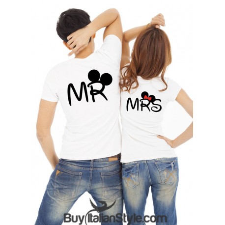 T-shirt donna manica corta "Mrs"