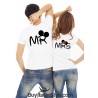 T-shirt donna manica corta "Mrs"