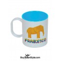 Tazza di plastica infrangibile personalizzabile con nome
