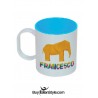 Tazza di plastica infrangibile personalizzabile con nome