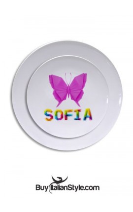 Customizable plastic plate...