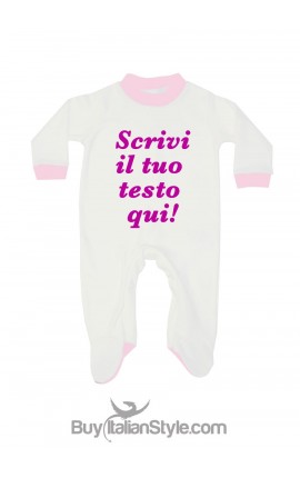 tutina neonato personalizzabile