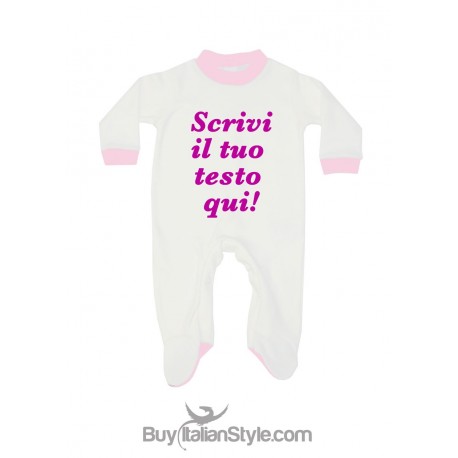 tutine neonato personalizzabile