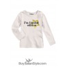 T-shirt bimba "Non posso uscire con te papà non vuole"