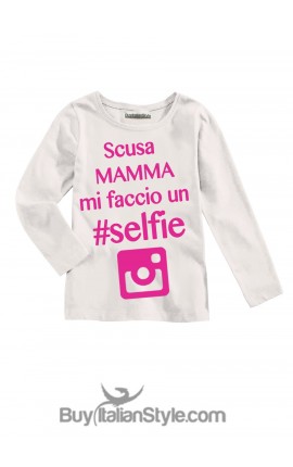 T-shirt bimba "Scusa mamma...