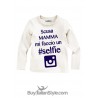 T-shirt bimba "Non posso uscire con te papà non vuole"