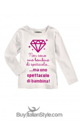 T-shirt bimba "Non sono una...