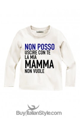 T-shirt bimbo "Non posso...