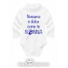 Baby Neck Bodysuit with print "Sweetest Grandma"