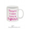 Tazza con scritta "Amo la cioccolata ma mai come te, mamma"