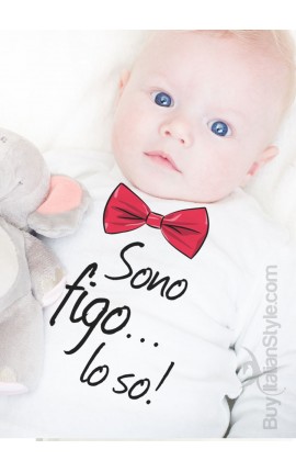 T-shirt bimbo "Sono figo lo...