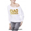 maglia a manica lunga spalla scoperta ciao invidiose