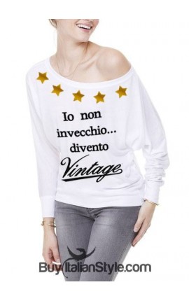 Maglia  spalla scoperta "Io...