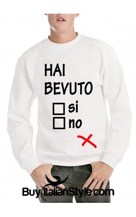 Felpa Basic Uomo "Hai...