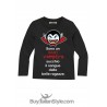 T-shirt bimba "Non posso uscire con te papà non vuole"