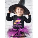 maglietta a tema halloween piccol astrega