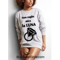 Felpa donna con stampa divertente