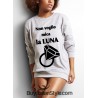 Felpa donna con stampa divertente