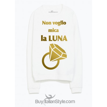 Felpa donna con stampa divertente