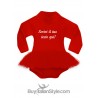 abitino a body natalizio personalizzabile
